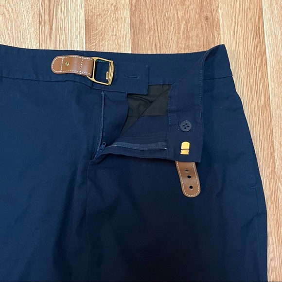 Lauren Ralph Lauren Buckle Pencil Skirt in Capri Navy - Picture 5 of 10